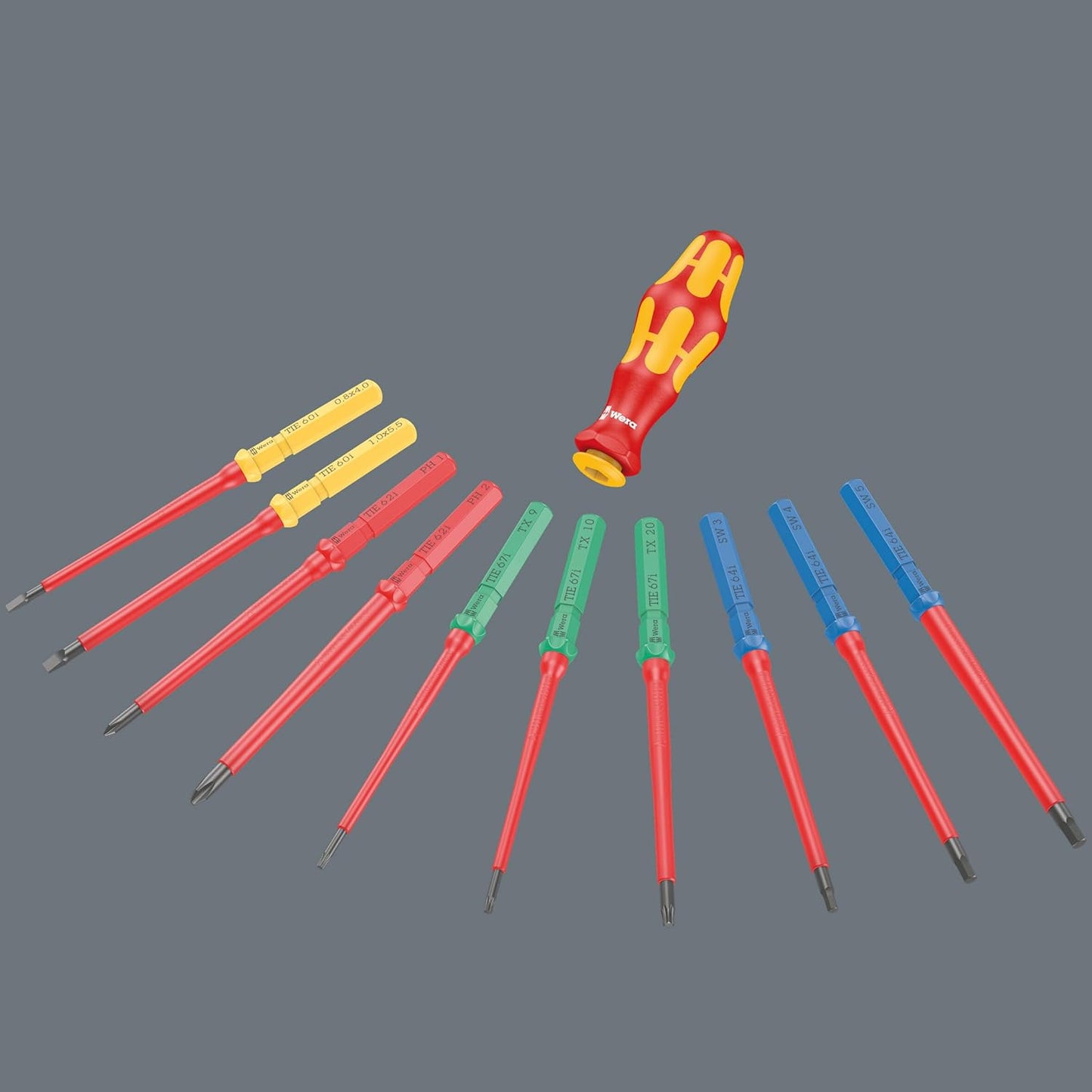 Juego destornilladores de 26 piezas Kraftform Kompakt VDE Wera 006617