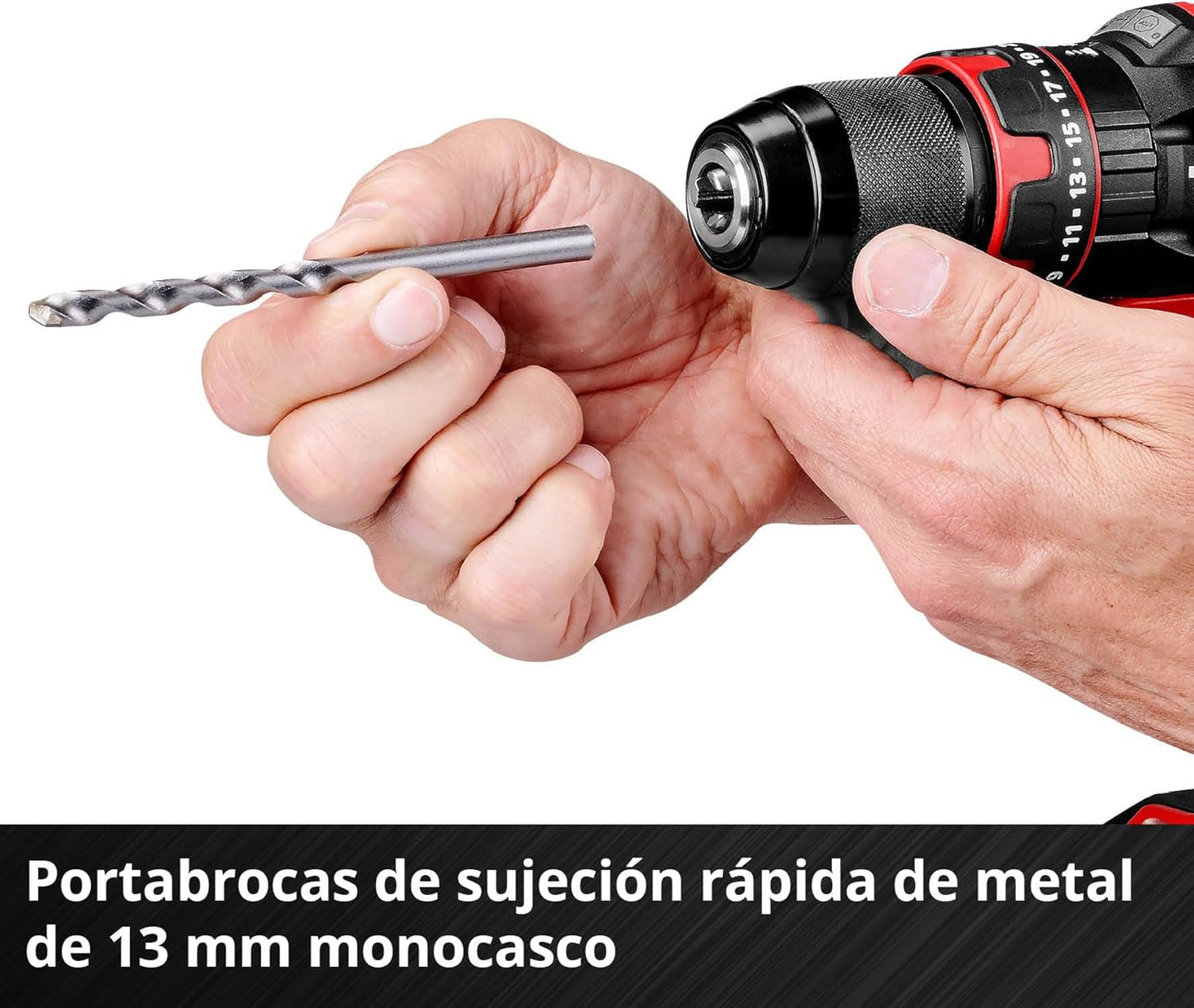 Taladro percutor a batería 18V con 1bat 2,5Ah y cargador TE-CD 18/44 Li-i Einhell