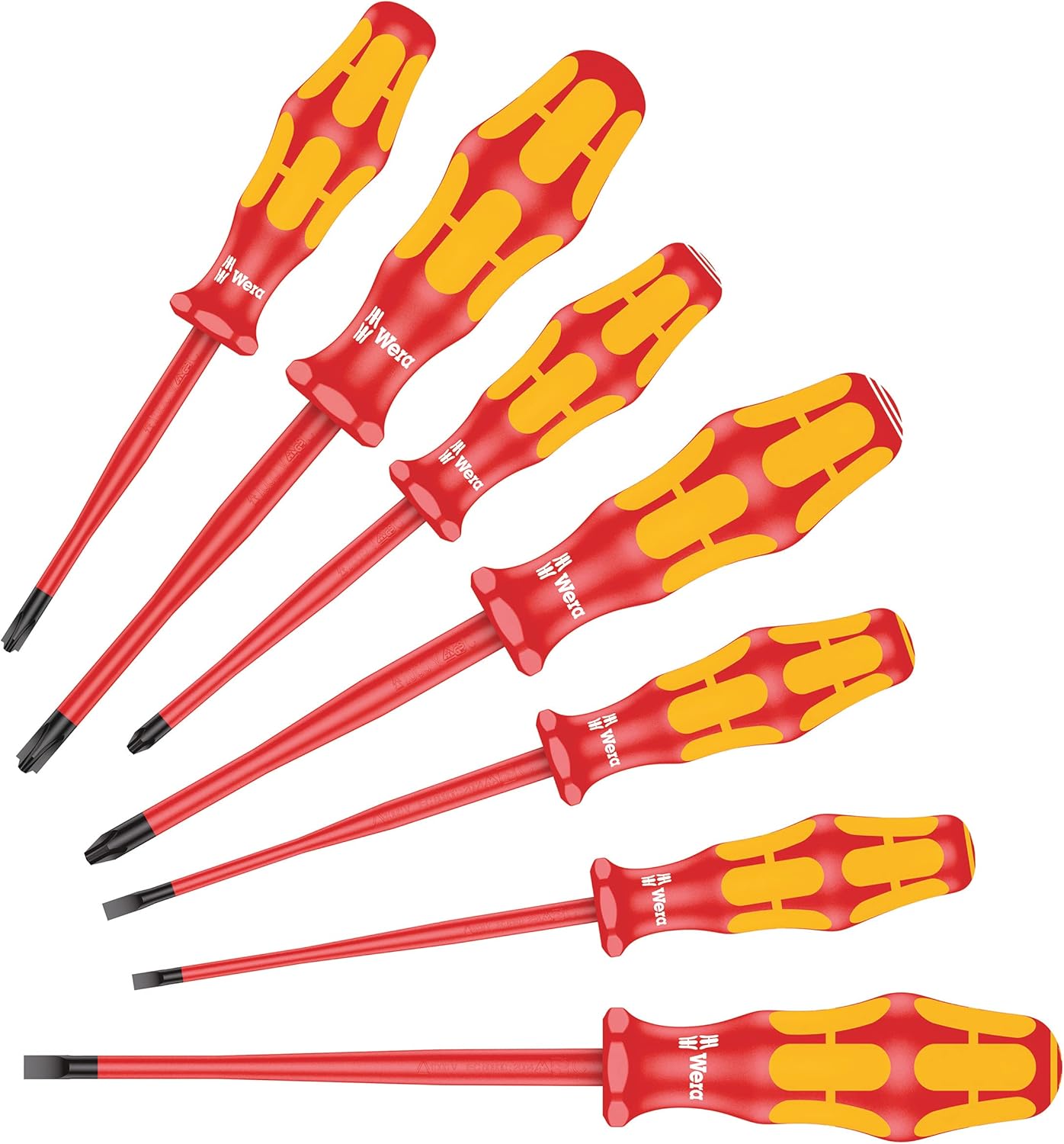 Juego de 7 destornilladores Kraftform Plus Serie 100 160 iSS/7 Wera 135961