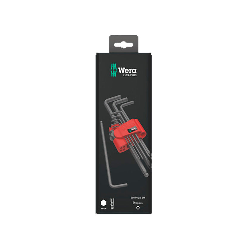 Juego de 9 llaves allen BlackLaser Wera 073596