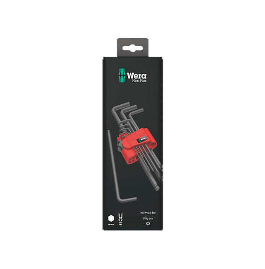 Juego de 9 llaves allen BlackLaser Wera 073596