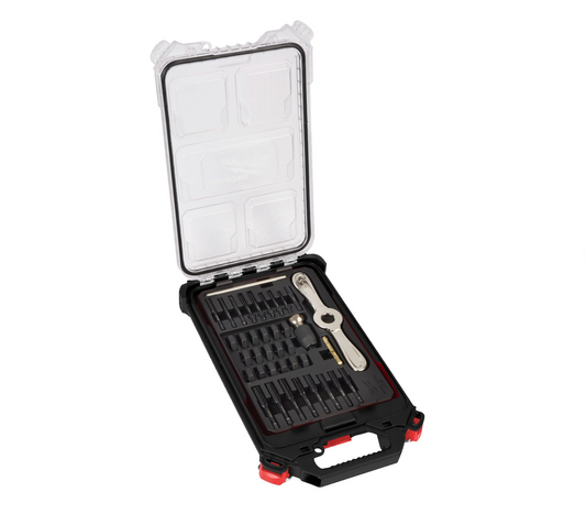 Juego de 38 piezas de machos y terrajas Milwaukee Packout