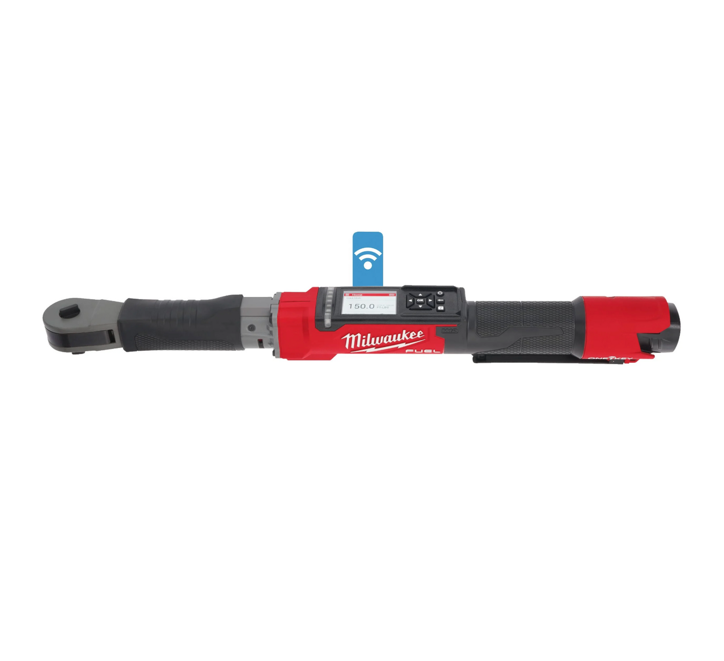 Llave de carraca dinamométrica M12 Fuel One-Key 1/2" con bateria + cargador + maletín Milwaukee M12 ONEFTR12-201C