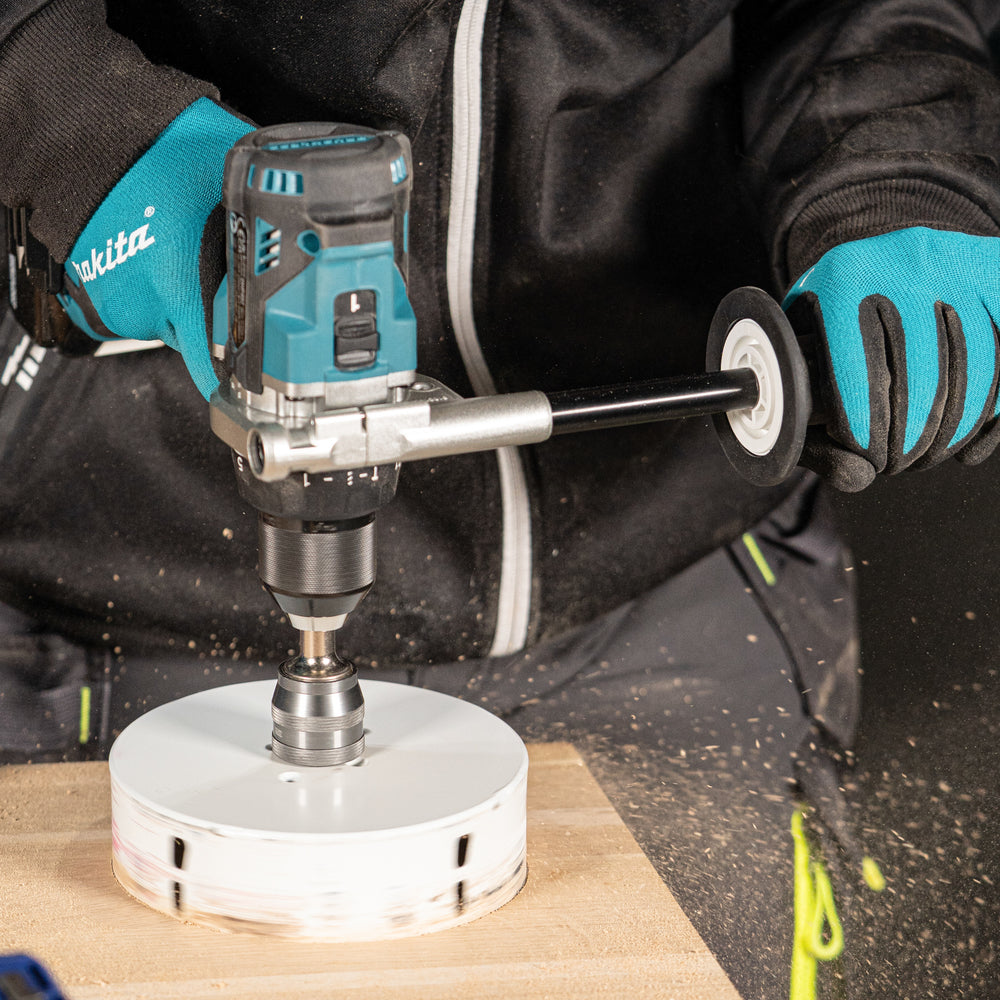 Combo 18V Taladro DHP492 + Amoladora DGA504 + 2 bat 5Ah + Cargador + Maletines Makita DLX2552TJ