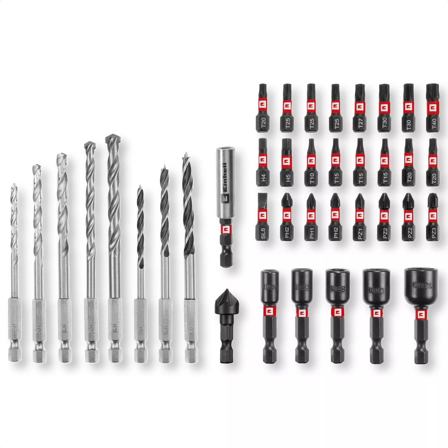 Juego de puntas y brocas 39pcs M-CASE LS Einhell 49108759
