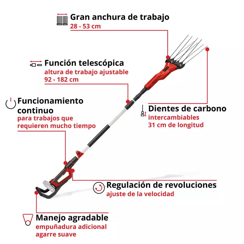 Vareador a batería GE-FS 18/53 Li-Solo Einhell