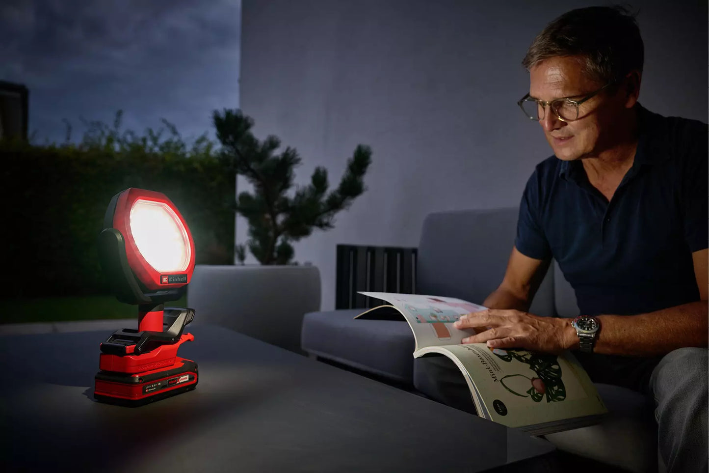 Luz exterior inalàmbrica GC-OL 18/1500 Li-Solo Einhell