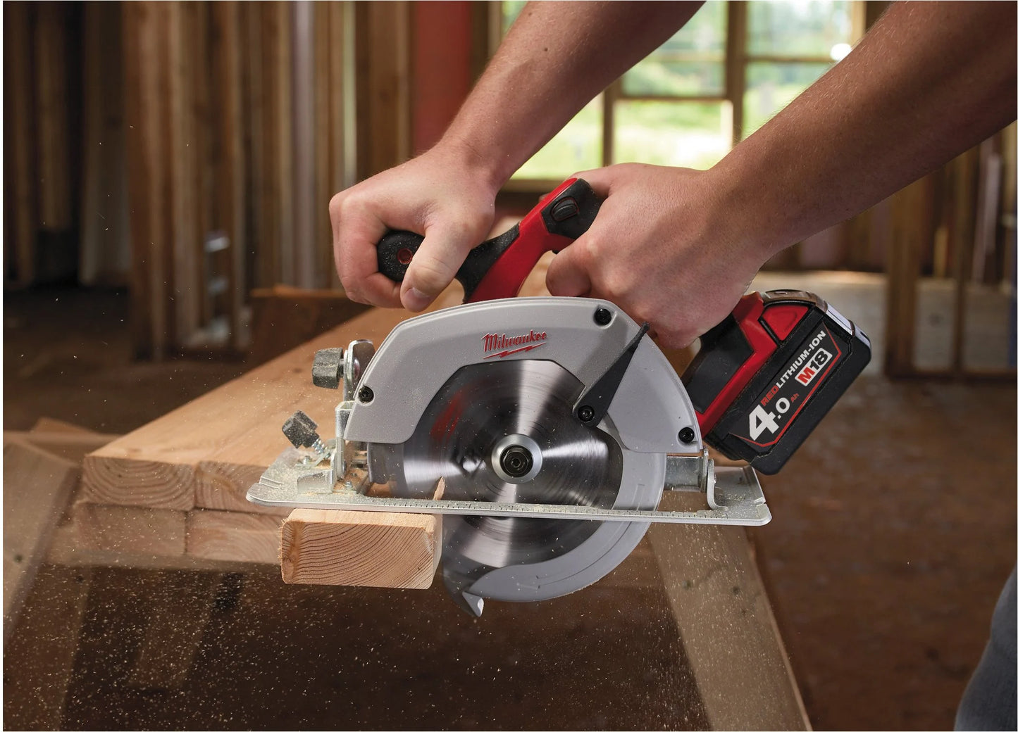 Sierra circular para madera y plastico M18 55mm Milwaukee HD18 CS-0