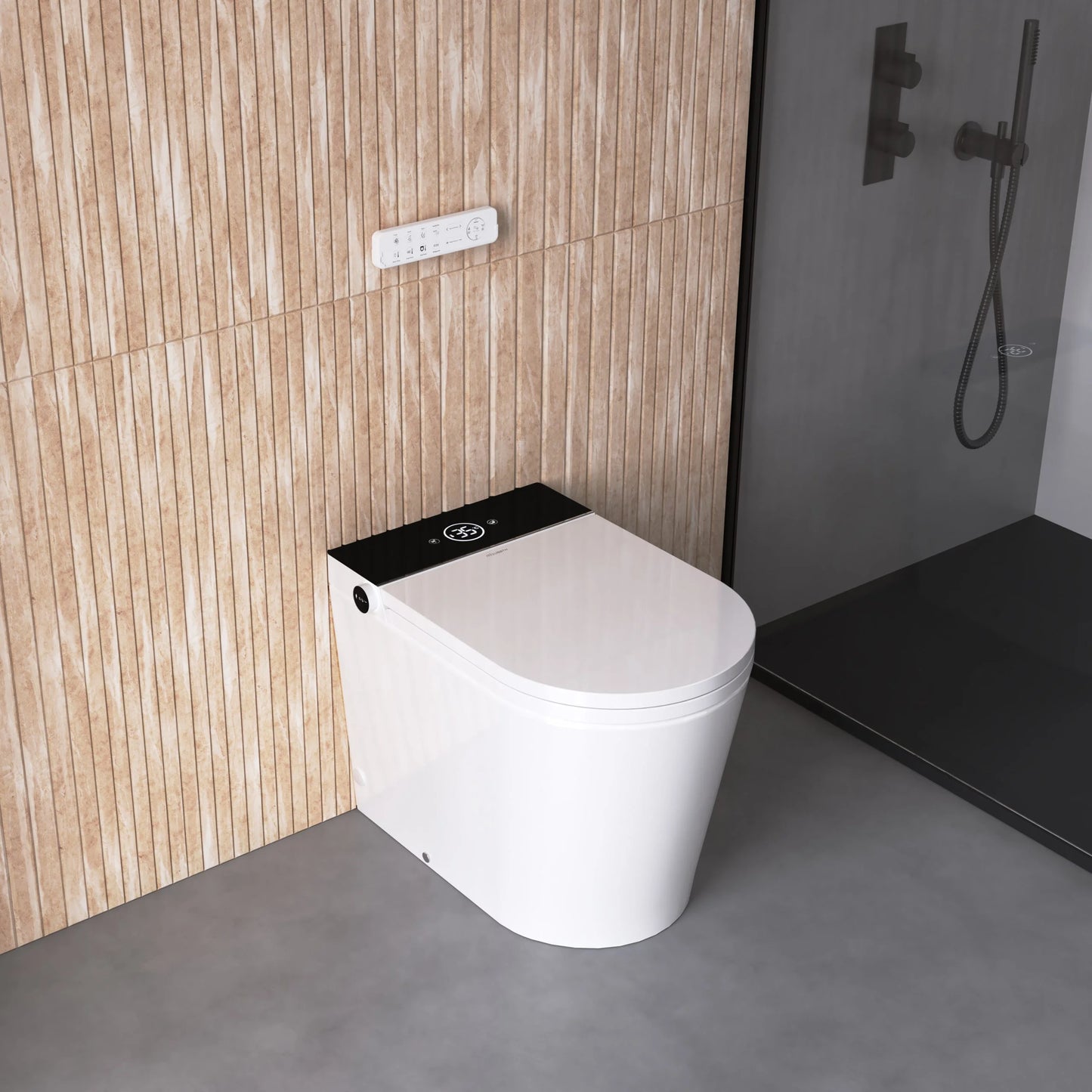 Inodoro Japonés con Smart Cleaning Mizubath Rada Suelo