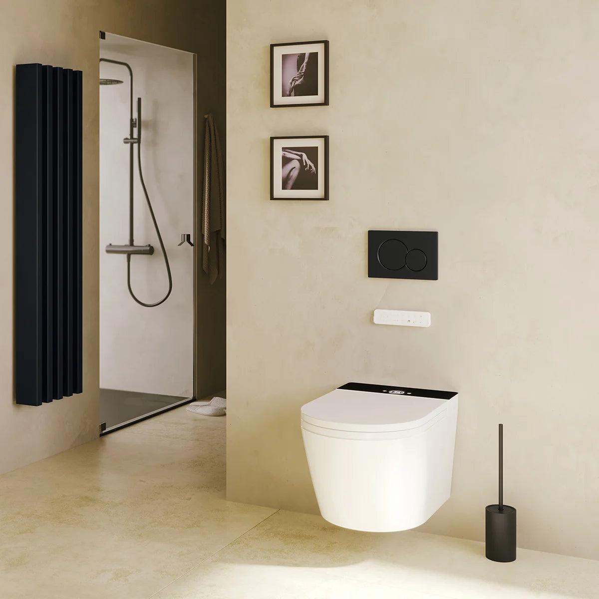 Inodoro Japonés con Smart Cleaning Mizubath Rada Suspendido