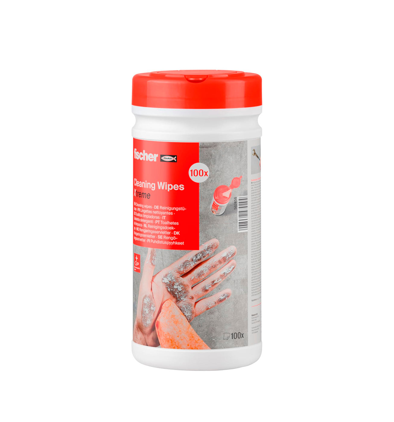 Toallitas de limpieza Xtreme Fischer 100uds
