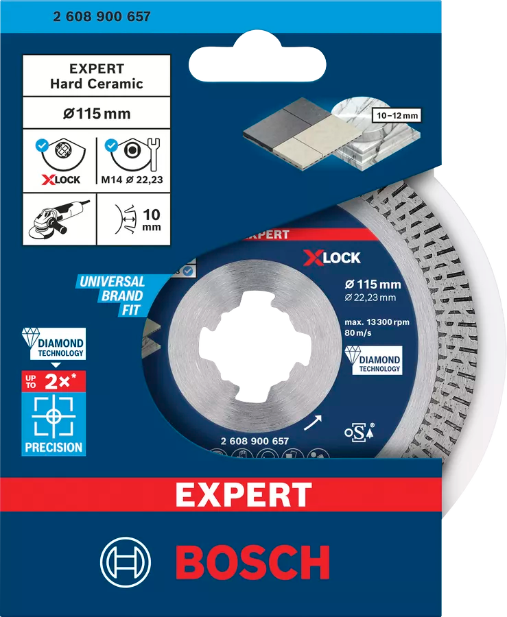 Disco de diamante 115mm Expert Hard Ceramic Bosch